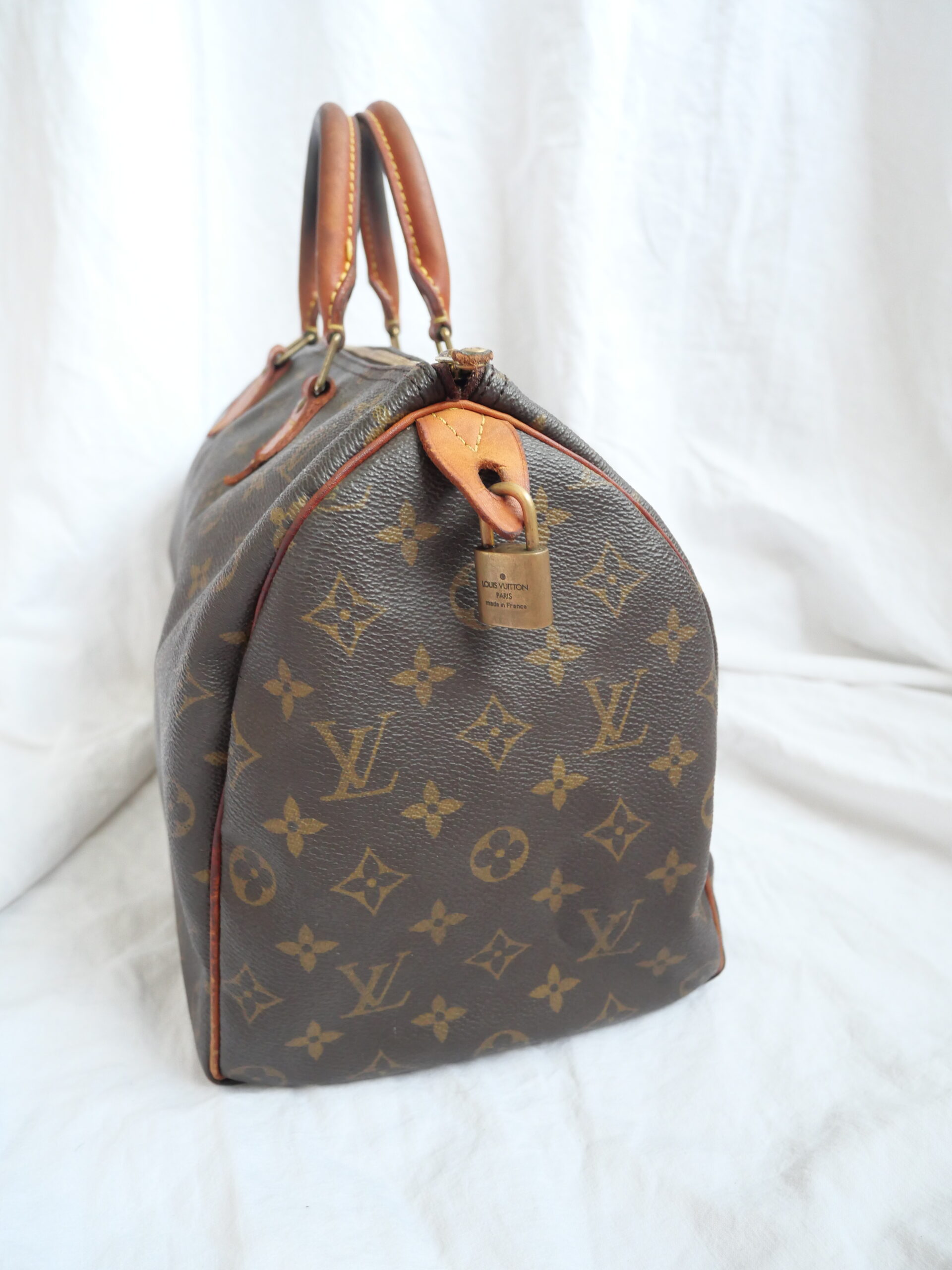Louis Vuitton, Vintage Speedy 30 Monogramm Canvas Tasche - Luxustaschen.eu
