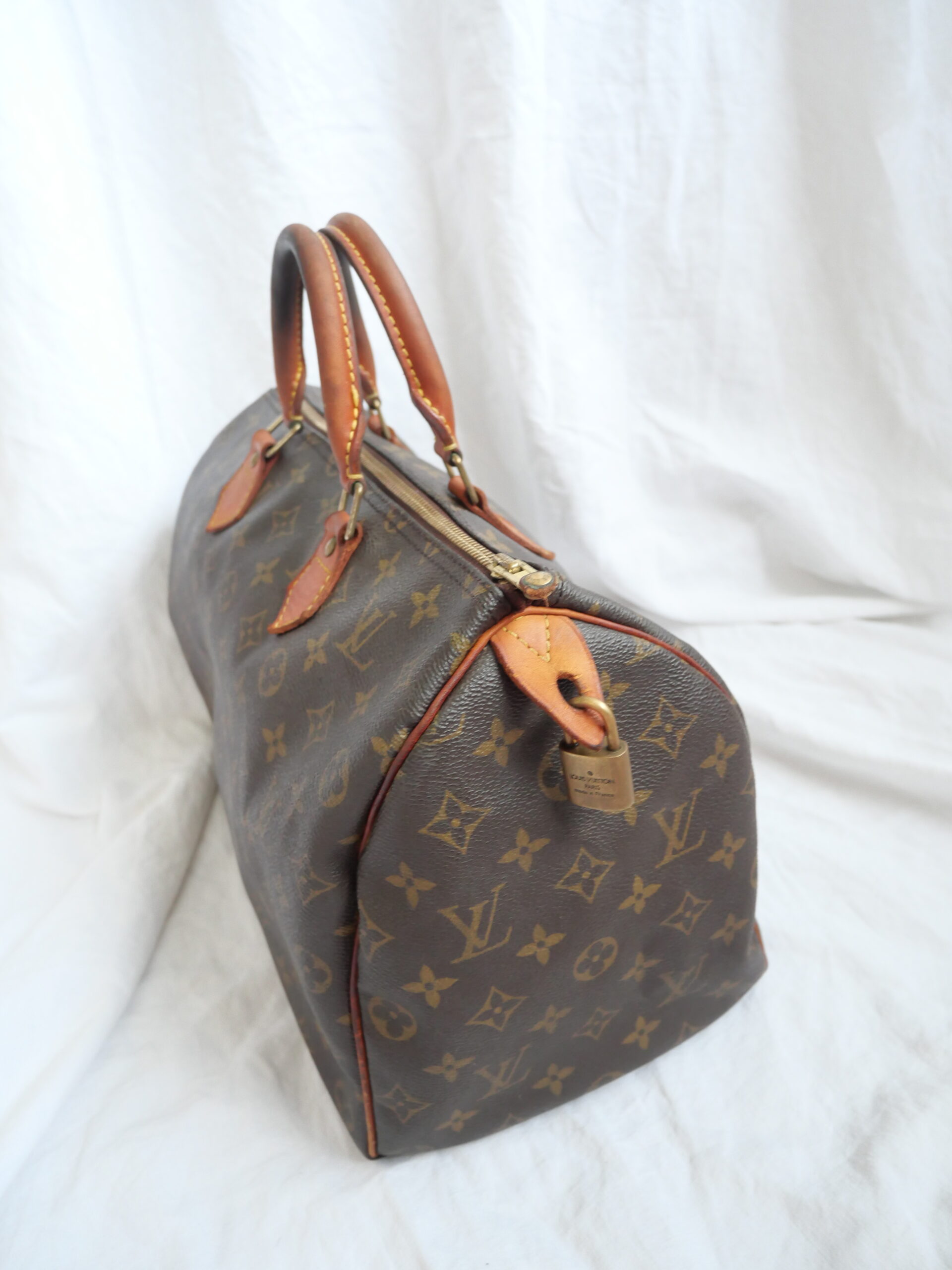 Louis Vuitton, Vintage Speedy 30 Monogramm Canvas Tasche - Luxustaschen.eu