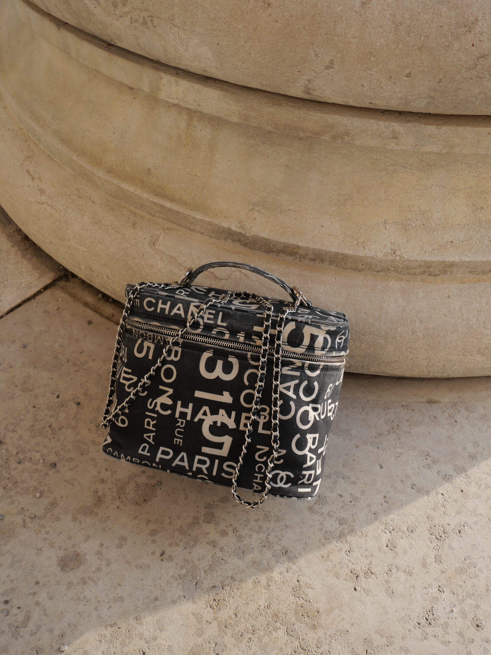 Chanel, Vintage Beauty Case Kosmetik Tasche - Luxustaschen.eu