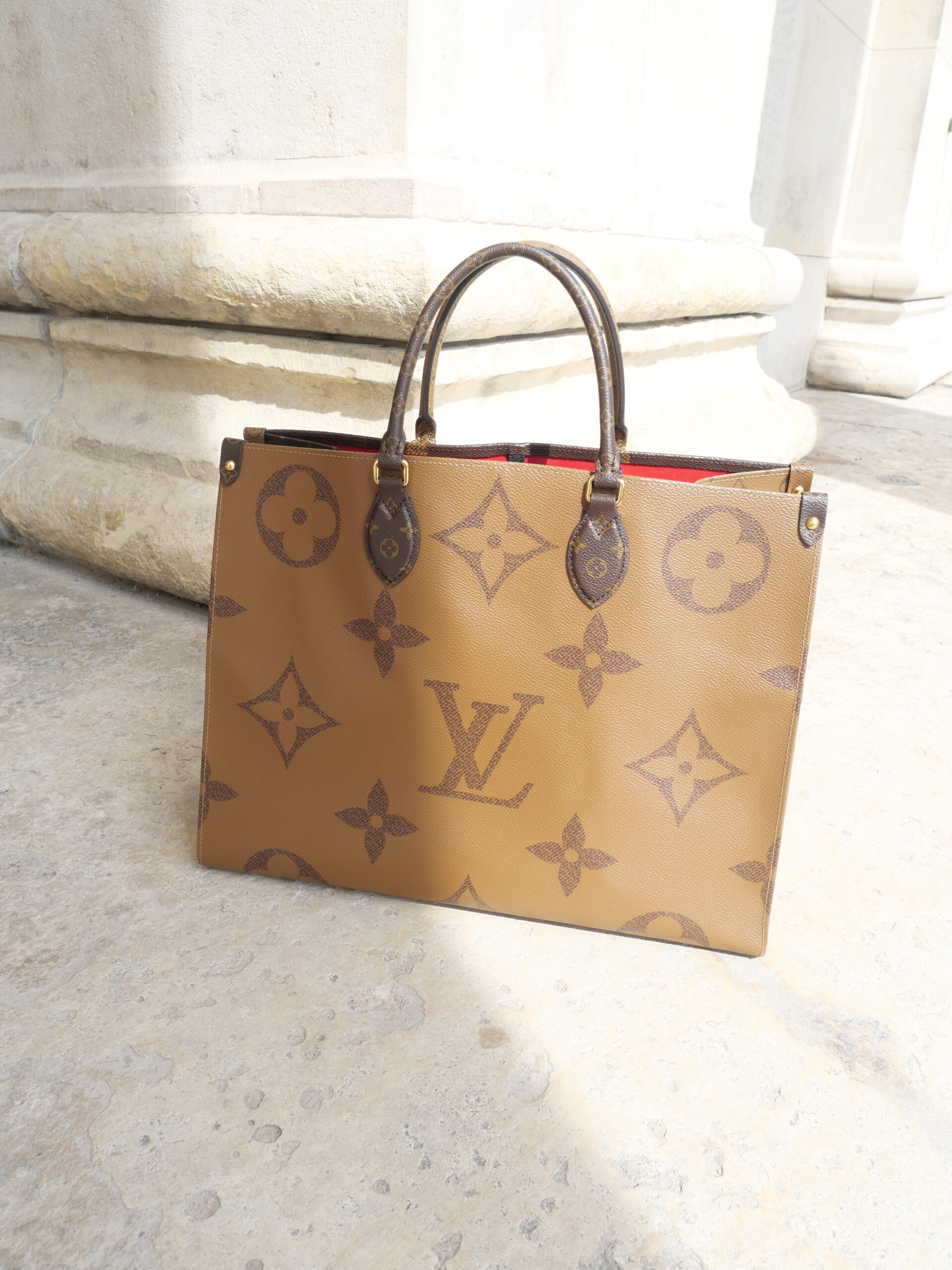 Louis Vuitton, Onthego GM Monogramm Canvas Neu, Fullset Second Hand kaufen - Luxustaschen.eu