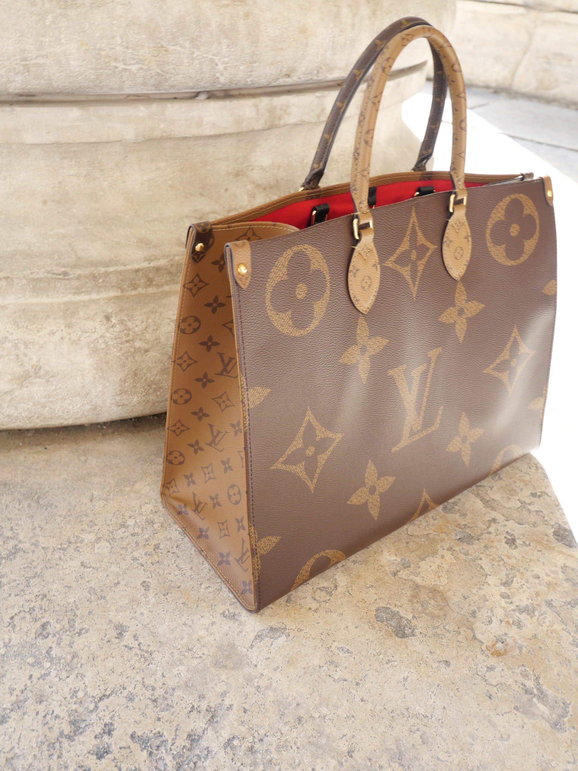 Louis Vuitton, Onthego GM Monogramm Canvas Neu, Fullset Second Hand kaufen - Luxustaschen.eu