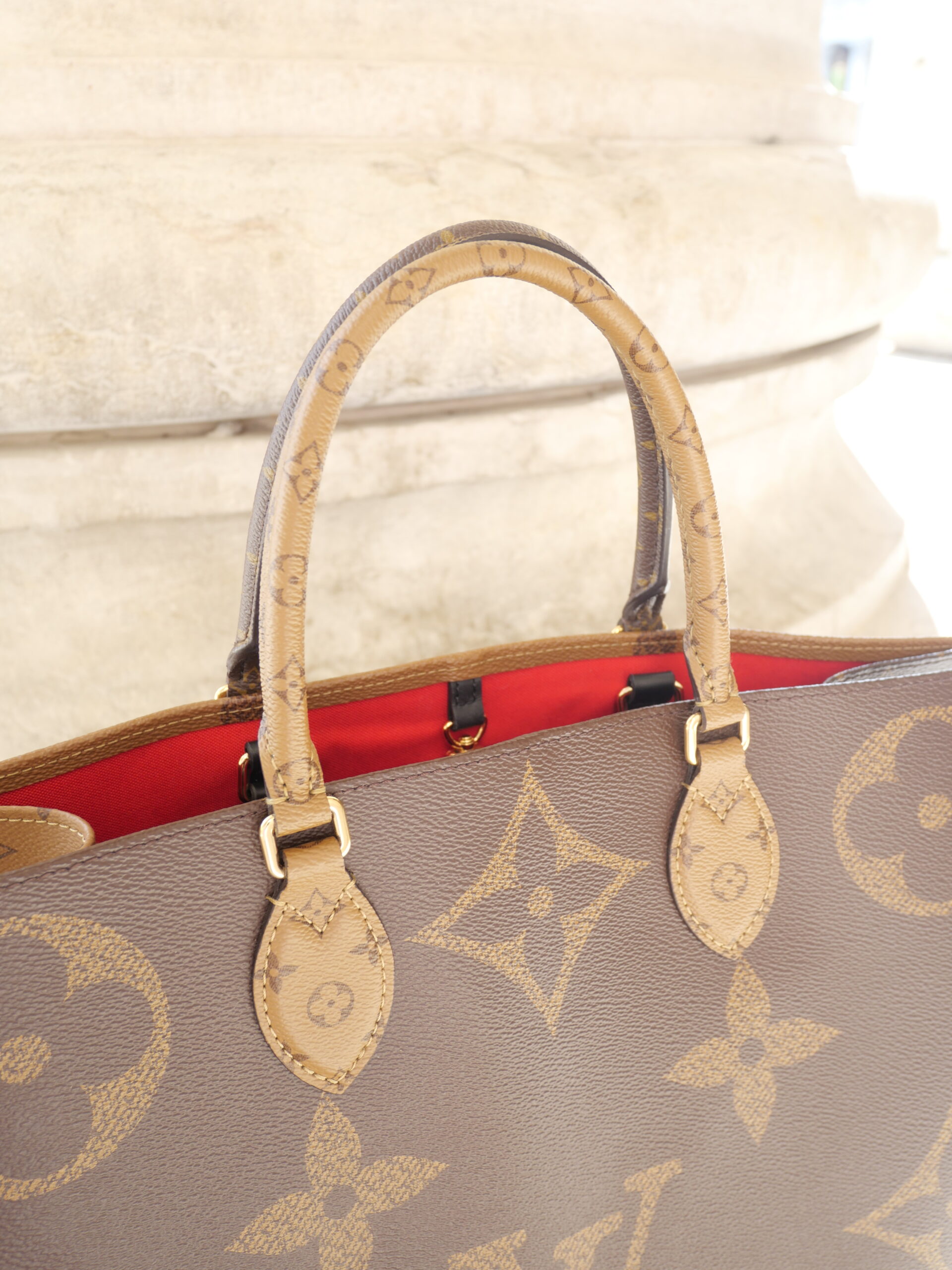 Louis Vuitton, Onthego GM Monogramm Canvas Neu, Fullset Second Hand kaufen - Luxustaschen.eu