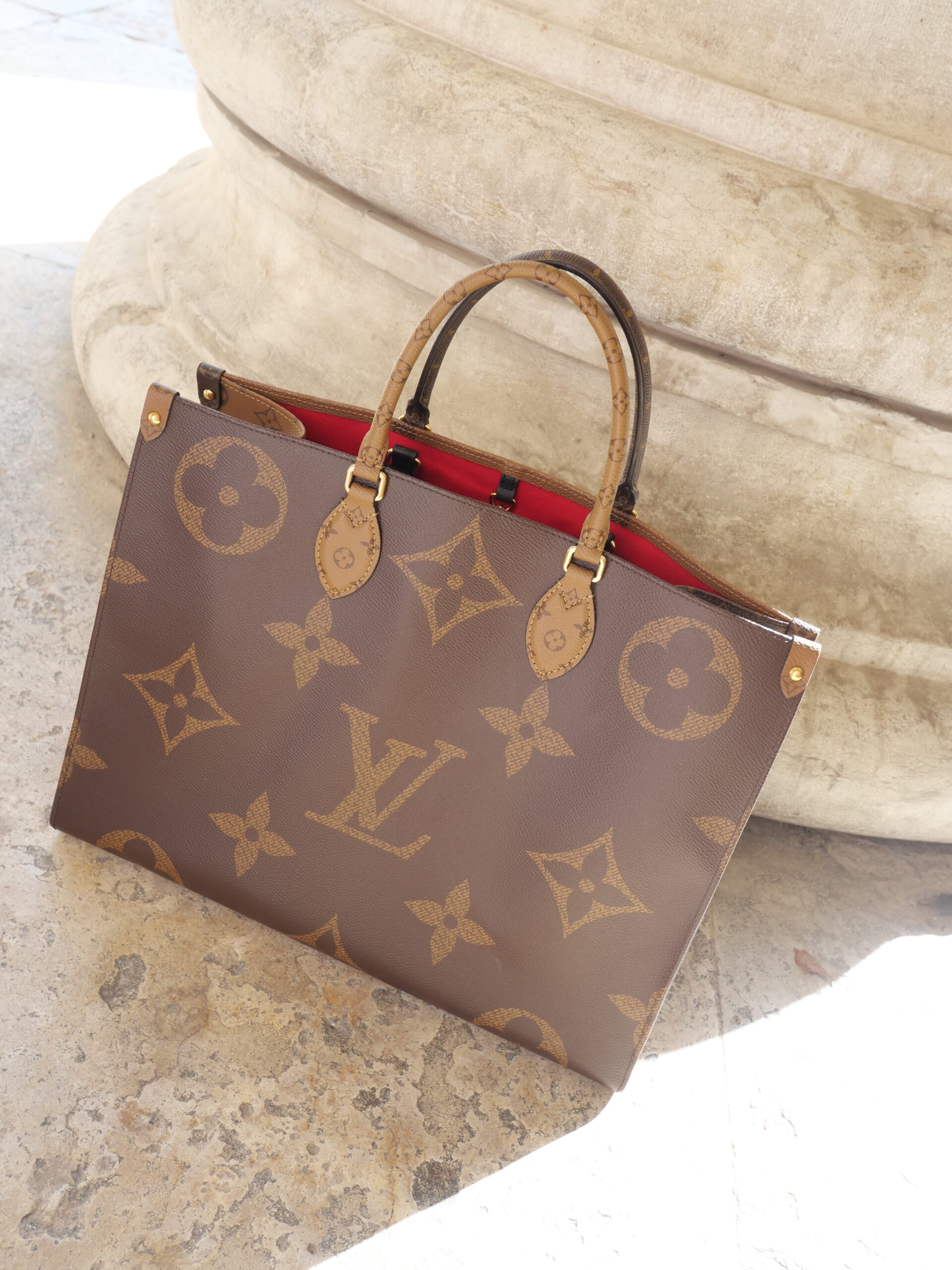 Louis Vuitton, Onthego GM Monogramm Canvas Neu, Fullset Second Hand kaufen - Luxustaschen.eu