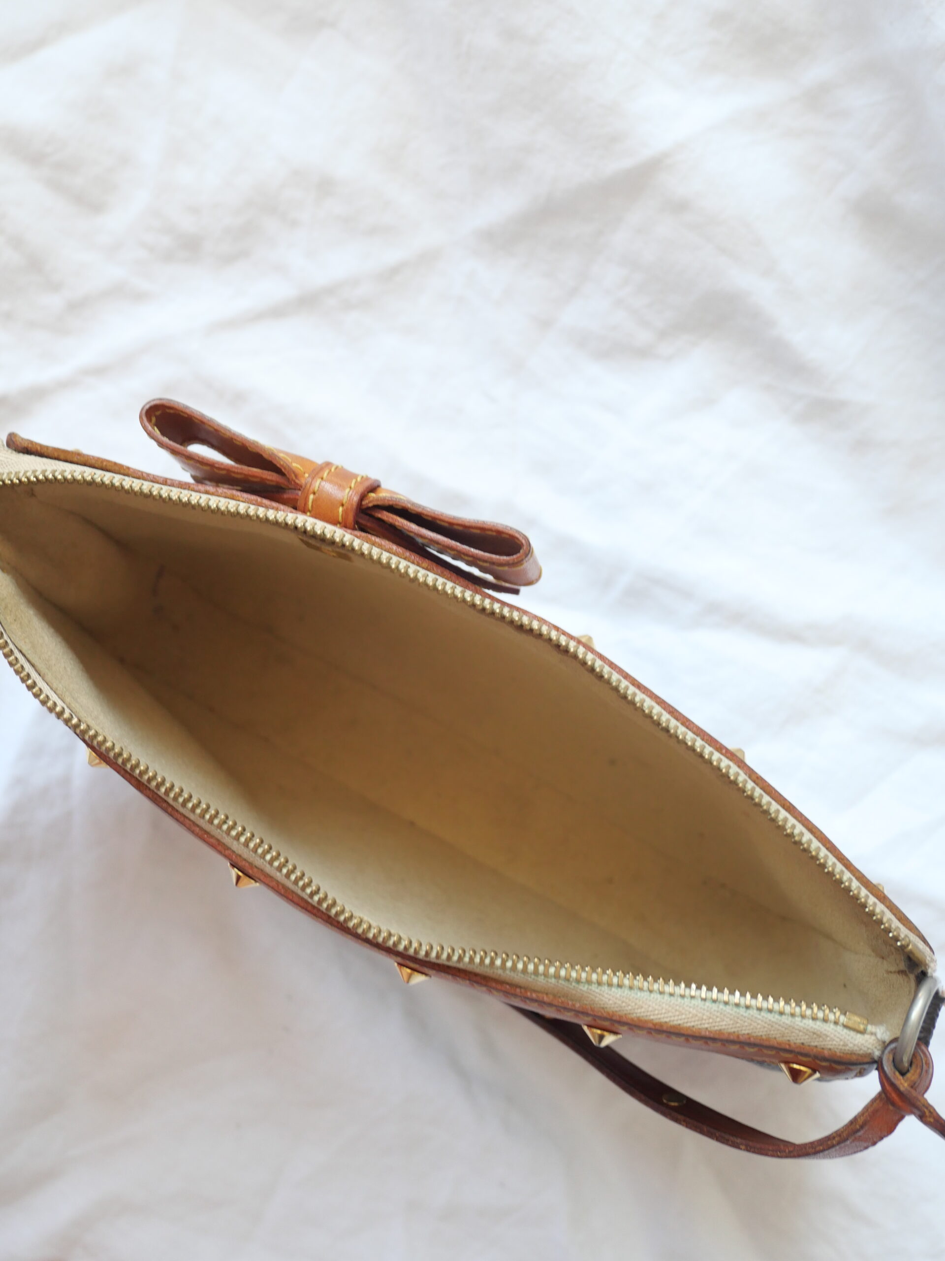 LOUIS VUITTON x MURAKAMI - Limited Edition Vintage Cherry Bloom Pochette Accessoires Rosa Monogramm Tasche - Luxustaschen.eu